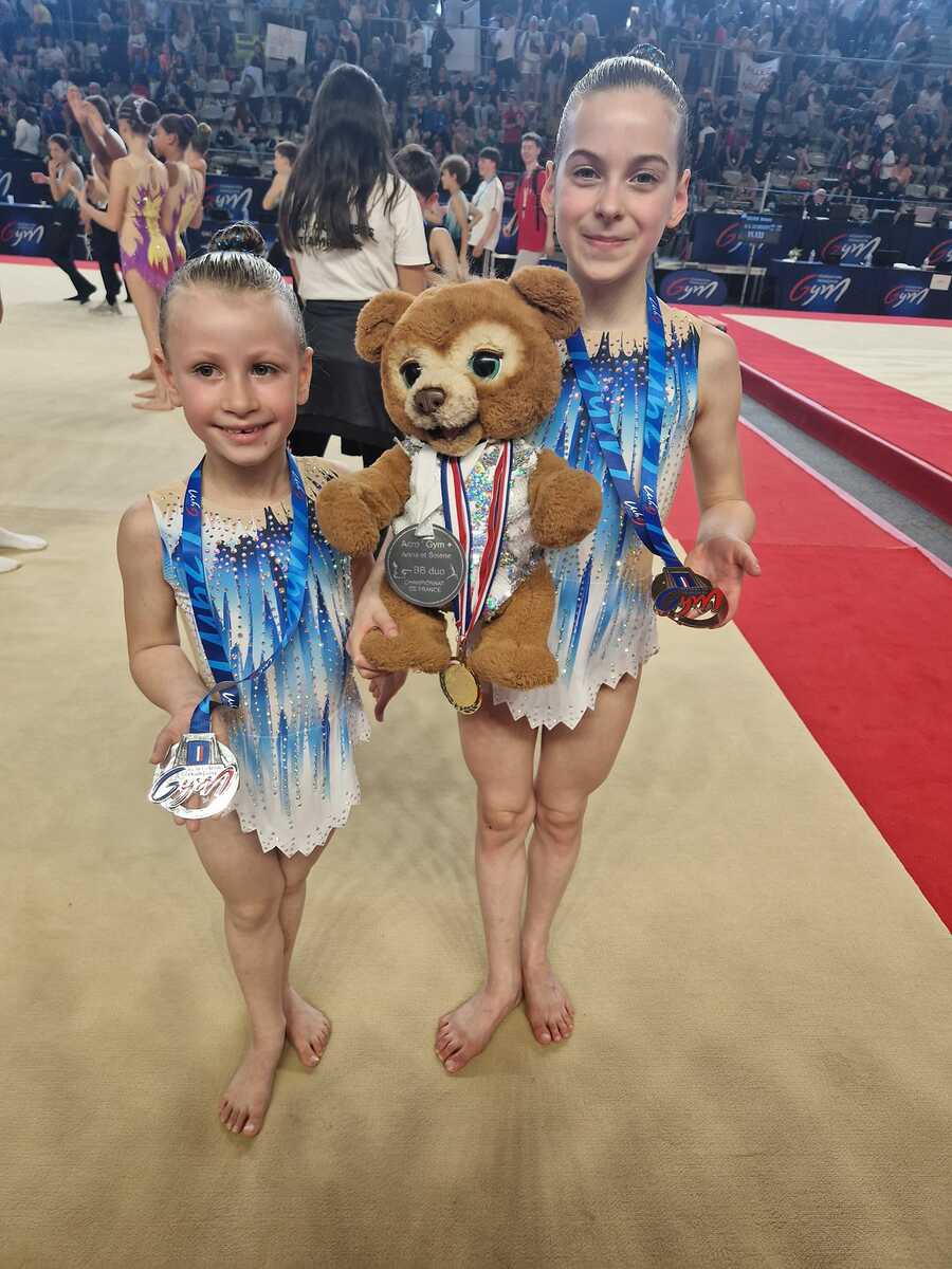 Anna et Solène VICE-CHAMPIONNES DE FRANCE 